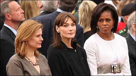 Sarah Brown, Carla Bruni and Michelle Obama
