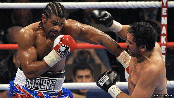 David Haye rocks John Ruiz with a big left hand in his victory in Manchester.jpg