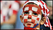 Young Croatian football fan