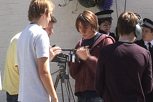 Josh is making a short film and it's trickier than he thought being both writer and director.