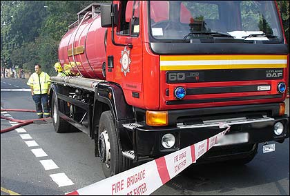 Aftermath of the Bromsgrove fire