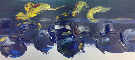 Painting of Eddie Mair's voice