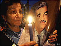 Lübnanlılar Refik Hariri'yi anıyor