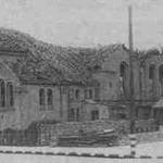 St. Colombas Church, Holderness Road, Hull-reduced to a shell after a direct hit