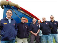 The Cullercoats lifeboat crew