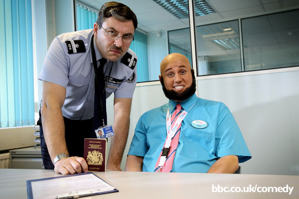 David Walliams as Ian and Matt Lucas as Taaj