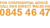 Go to the NHS Direct Wales website....