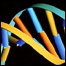 Ilustração de uma cadeia de DNA