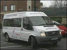 John Prescott's battle mini bus