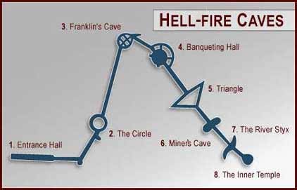 Map of the Hell-Fire Caves