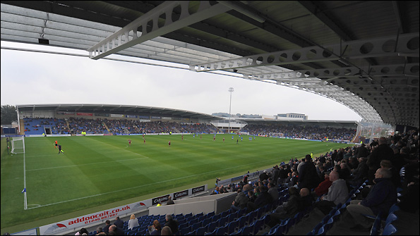 Chesterfield's new b2net stadium.