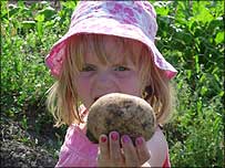 Claire's neice lends a hand