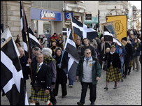 St Piran's Procession in Truro