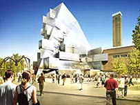 Artist's impression of the extended Tate building
