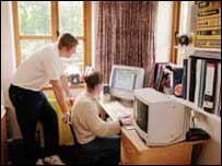 Couple in student room