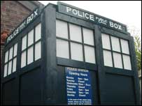 Model of Dr Who's Tardis