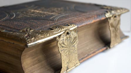 Photograph of a Bible