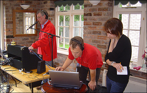 Colin Young and the team