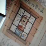 An illustration from Pathfinder pilot Jeff Hampson's diary which he kept while a prisoner of war from November 1943.