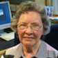Mina Burnett in the BBC studio