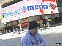 Bank of America sign
