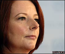 Australian Prime Minister Julia Gillard 9 March 2011