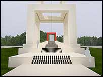 Daniel Buren's Signal Tower