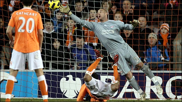Campbell heads Blackpool's winner