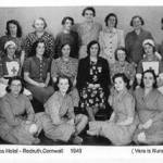Staff at Tabbs Hotel in Redruth, Cornwall.