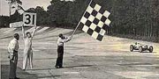 Freddie Dixon winning the British Empire Trophy 
