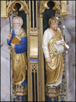 Detail on the lectern