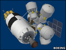 Artist's impression of fuel depot