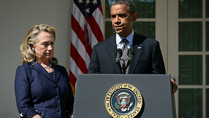 Hillary Clinton dan Obama