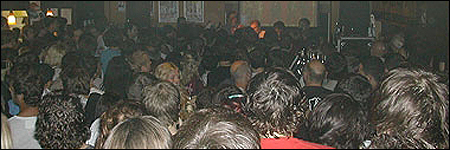 The crowd during The Paddingtons' and The Talks' singles launch
