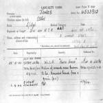 Grandads first Wounded in Action (WIA) casualty card