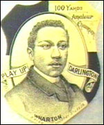 Arthur Wharton on playing card