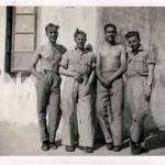 Group outside the billet at El Adam