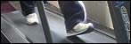 Feet on a tread mill