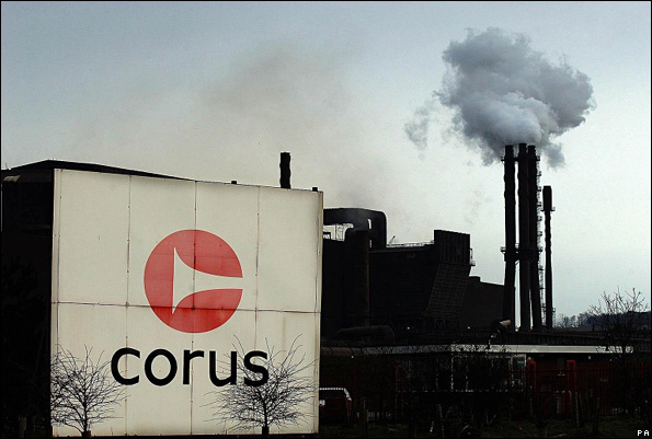 Corus Steelworks in Scunthorpe
