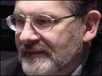 Martin Holcát ve studiu BBC