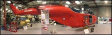 A helicopter at Weston's museum