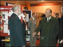 HRH Duke of Edinburgh met BBC Radio Lincolnshire's Nigel Hallam.