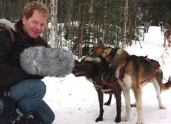 Ed and huskies
