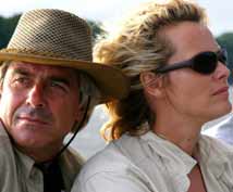 Mike De Gruy and Kate Humble