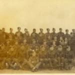 "A" Company 8th Battalion of the Durham Light Infantry Cadets. Many of the older lads went off to the war and some did not return. It was all good training for my joining the Army after the War. I am Front Row second from right.