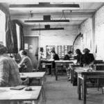 Machine Room, Hut 6, Bletchley Park, Buckinghamshire. Taken in 1943.