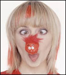 Fearne wears her nose well