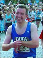 Richard Angwin looking very pleased with himself