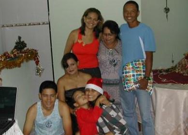 My family and me in black.