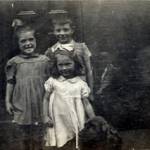 Ann, Peter and Val in 1943.